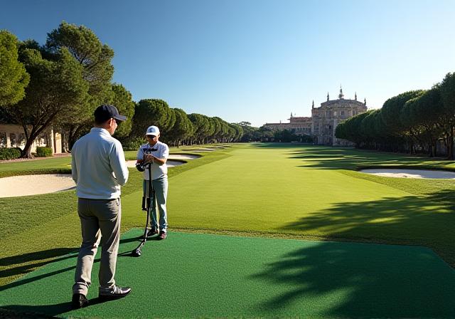 Il nostro campo pratica con sessione di analisi dello swing
